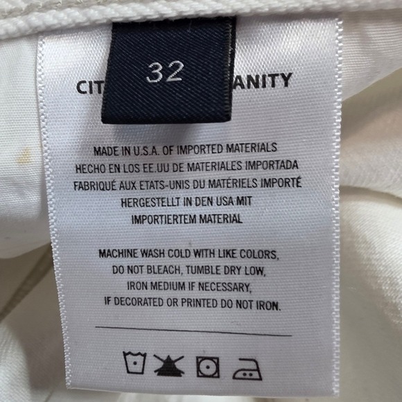 Citizens of Humanity Womens 32 Devi Low Slung Baggy Buttonfly Jeans in Tart NWT - Picture 14 of 16